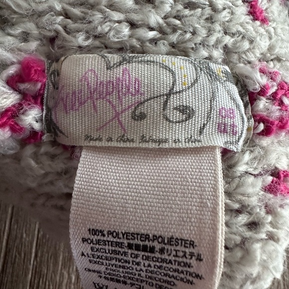 Free People Snow Bird Pom Beanie Stocking Cap Cabin Grandpa Grandpacore Betty OS - Picture 3 of 7